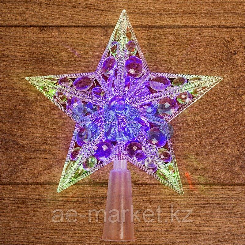 Фигура светодиодная "Звезда" на елку цвет: RGB,  10 LED,  17 см