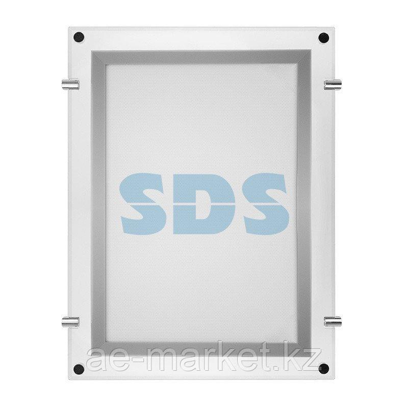 Бескаркасная подвесная односторонняя световая панель Постер Crystalline Round LED &oslash; 500, 12 Вт REXANT