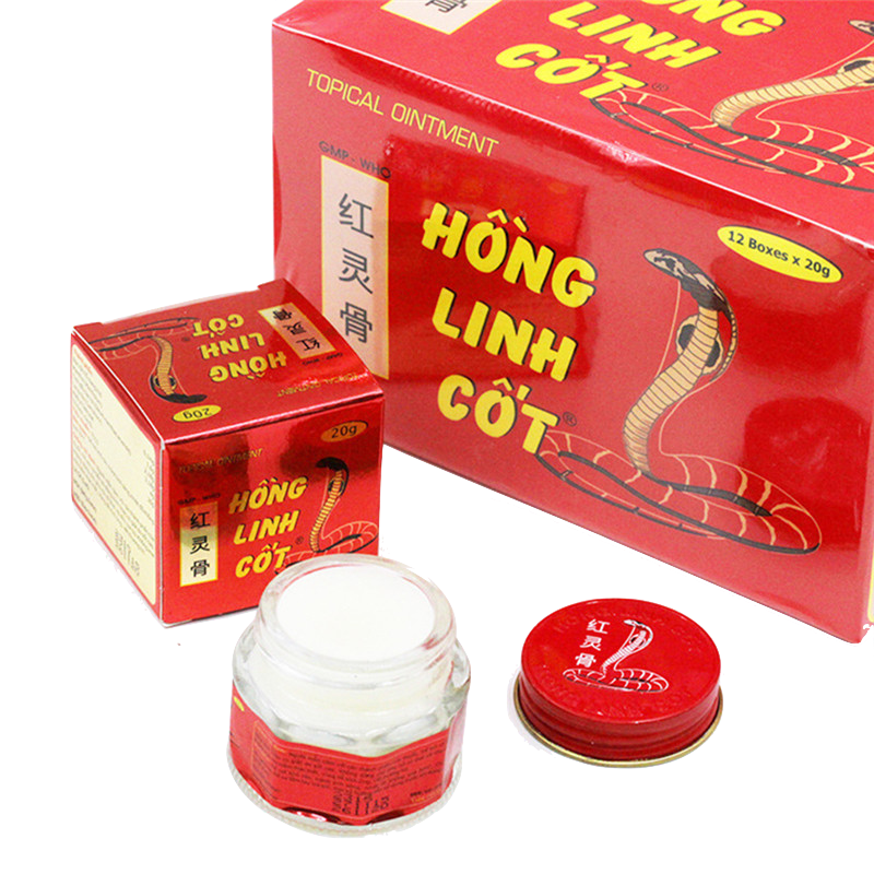 Вьетнамская обезболивающая мазь-бальзам с ядом кобры HONG LINH COT 20ГР (Хонг Линь Кьот)