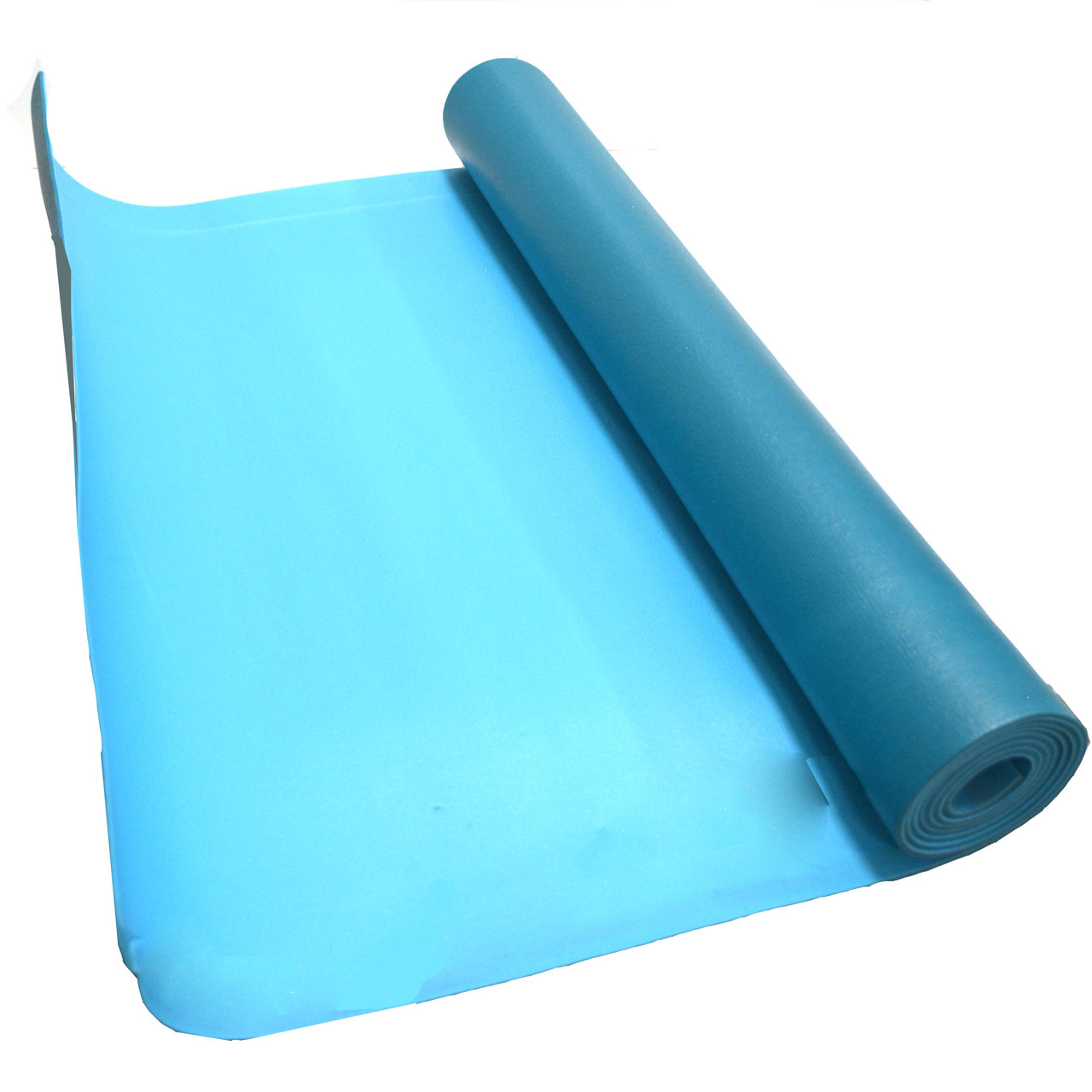 Коврик для йоги и фитнеса (йогамат) текстурный двухслойный 3 мм березово синий - фото 8 - id-p92043529