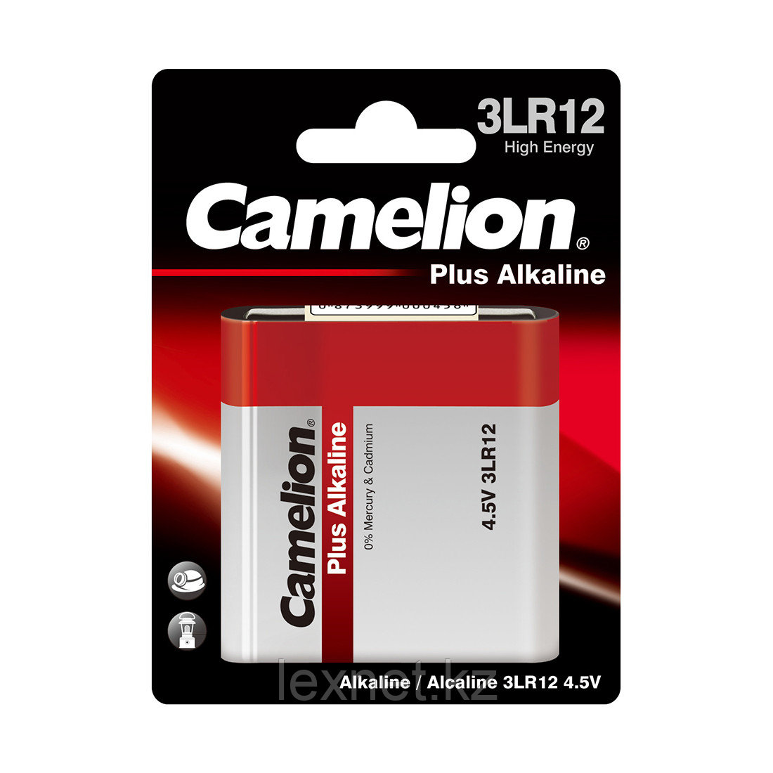 Батарейка CAMELION Plus Alkaline 3LR12-BP1 4.5V - фото 1 - id-p92048640