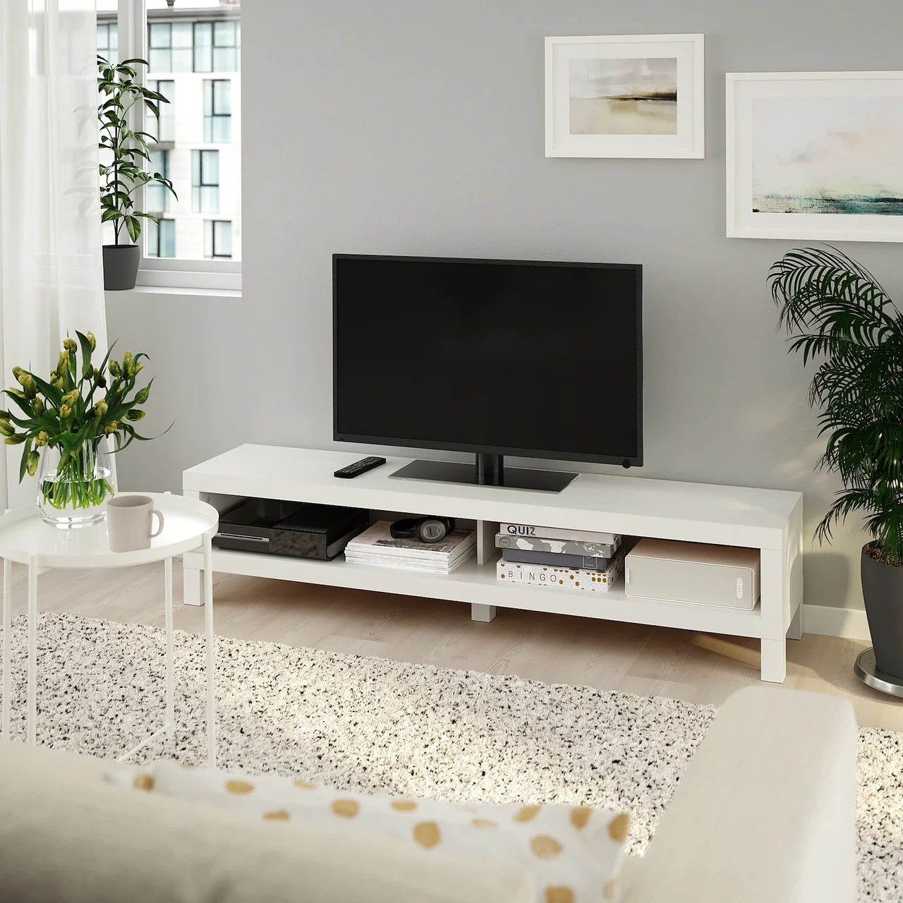 LACK ЛАКК Тумба под ТВ, белый160x35x36 см