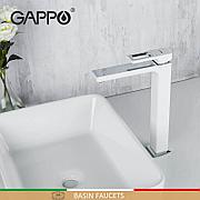 GAPPO G1017-2 Смеситель д/раковины высокий белый