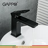 Смеситель для раковины Gappo G1017-6 черный