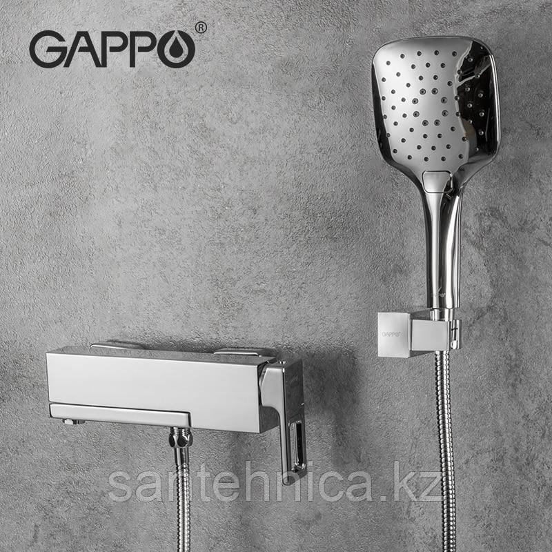 Смеситель для ванны Gappo G3018 хром