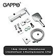 GAPPO G3018 Смеситель д/ванны кор. излив хром, фото 6