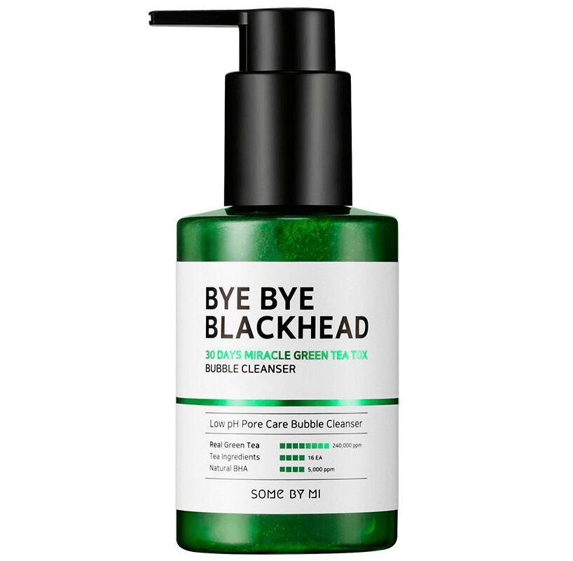 Кислородное очищающее средство против чёрных точек Some By Mi Bye Bye Blackhead Bubble Cleanser