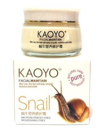 Увлажняющий крем Kaoyo с экстрактом улитки, 60г - фото 3 - id-p92065562