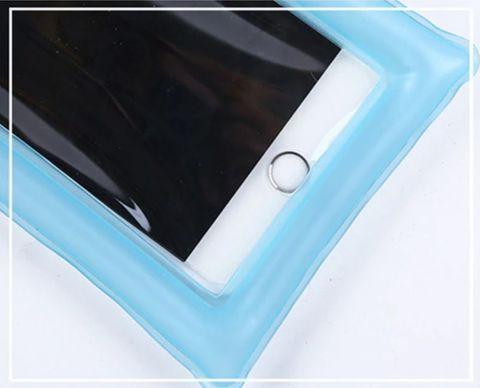 Чехол для смартфона водонепроницаемый со спасательным кругом и ремешком IPX8 (Синий) - фото 8 - id-p92067768