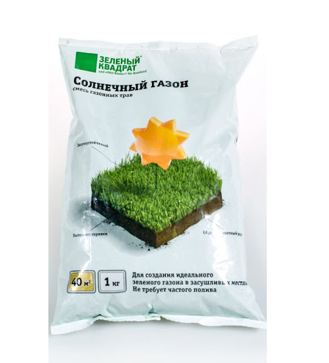 Солнечный газон, 1кг | Зеленый квадрат