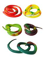 Резиновая игрушка змея, в 6ти цветовых решениях