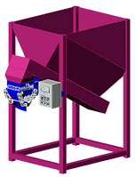Дозатор весовой с бункером и ленточным питателем ДВГ-50 (Б, ЛП)
