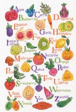 Набор для вышивания крестом "Fruits and Veggies"