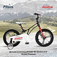 Двухколесный велосипед Pituso Sendero 16 Черный