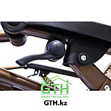 Складные усиленные шезлонги Haiye Brown. Нагрузка до 150 кг. Доставка., фото 4