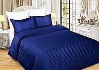 Постельное белье из страйп-сатина, семейный комплект. Россия