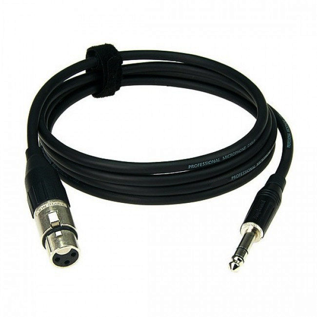 Кабель XLR Flame to Jack 6.3 mm TRS 2 метра - фото 1 - id-p92090450