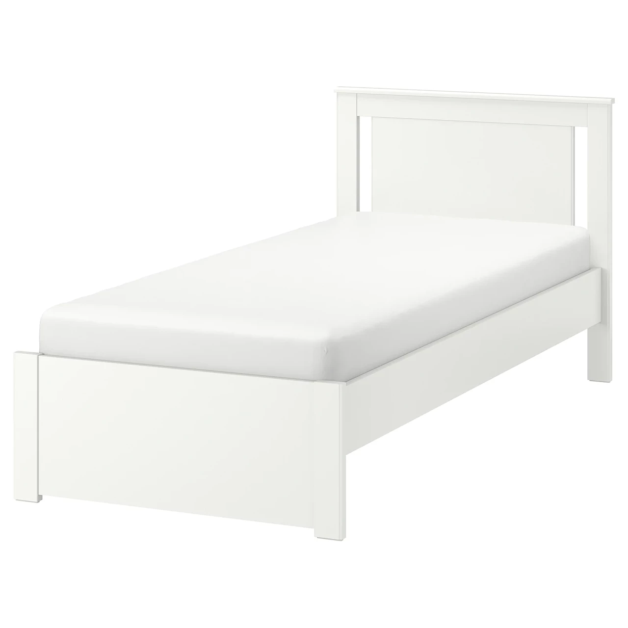 SONGESAND СОНГЕСАНД Каркас кровати, белый/Лонсет 90x200 см