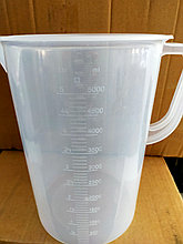 Мерный стакан пластик 5000мл. (5 литров).