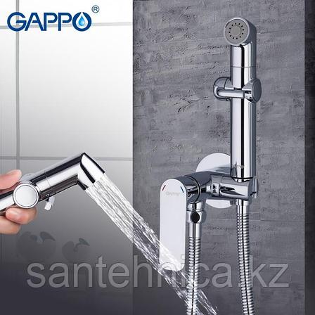 Смеситель с гигиеническим душем GAPPO G7248-1  хром, фото 2
