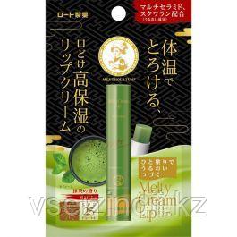 Увлажняющий бальзам для губ с зеленым чаем Mentholatum Melty Cream Lip - фото 1 - id-p92099460