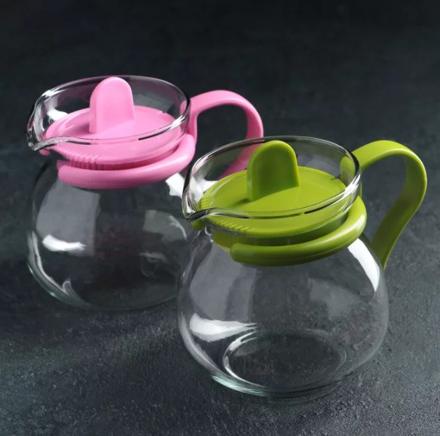 Заварочный чайник Glass tea pot 0.45 л стеклянный в ассротименте