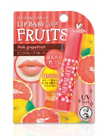 Бальзам для губ фруктовый детский Lip Baby Color грейпфрут, 4.5 гр.