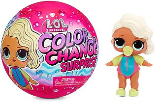 Кукла LOL Surprise Color Change меняет цвет в воде