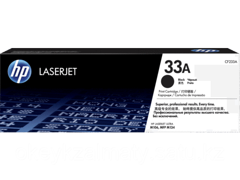 Картридж лазерный HP CF233A, черный