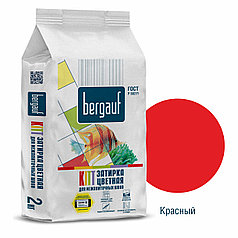 Затирка KITT "КРАСНЫЙ" для межплиточных швов, 2 кг, Bergauf