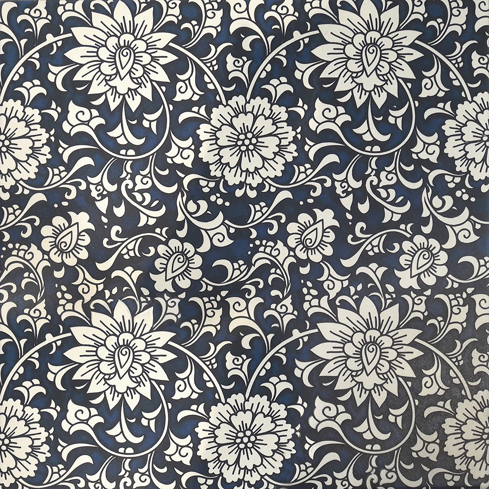 Плитка для пола глазурованная Medea Flower BLT 400x400 /9