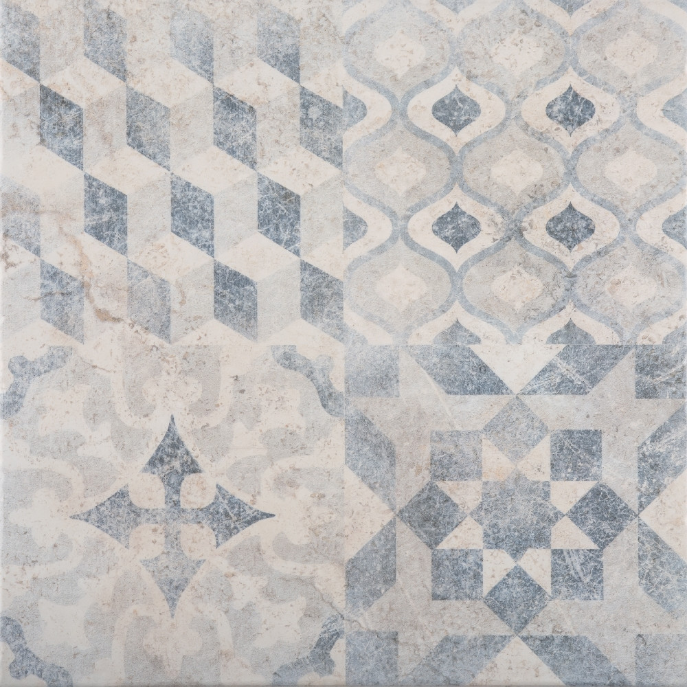 Плитка для пола глазурованная Tivolli Mix BL 400x400 /9