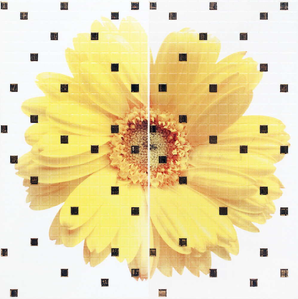Декор-панно Cuba Gerbera YL 590x595 D6/G