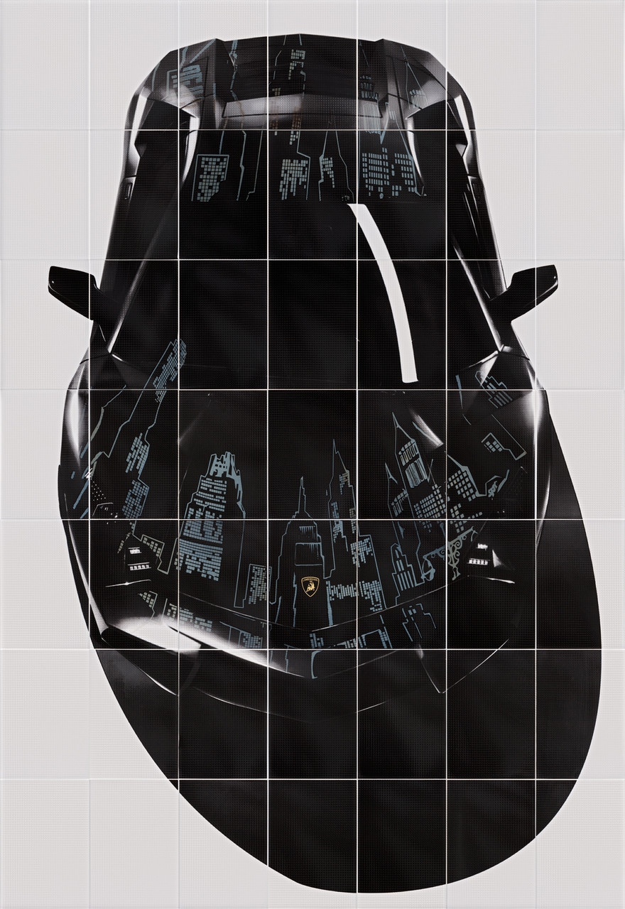 Декор-панно Lamborghini W (1925x2800) D2/G