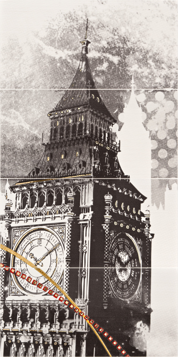 Декор-панно London Big Ben 595x1180 D6/LG