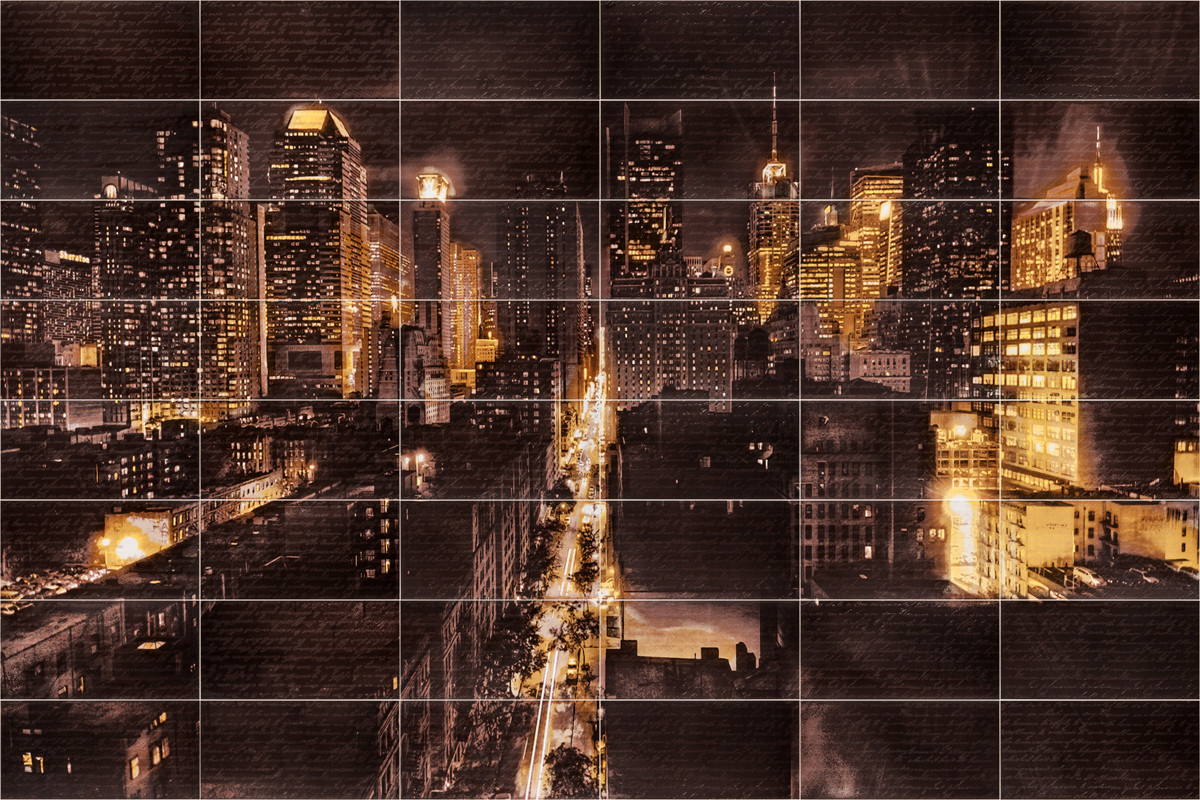 Декор-панно Night City M (3570x2360) D6