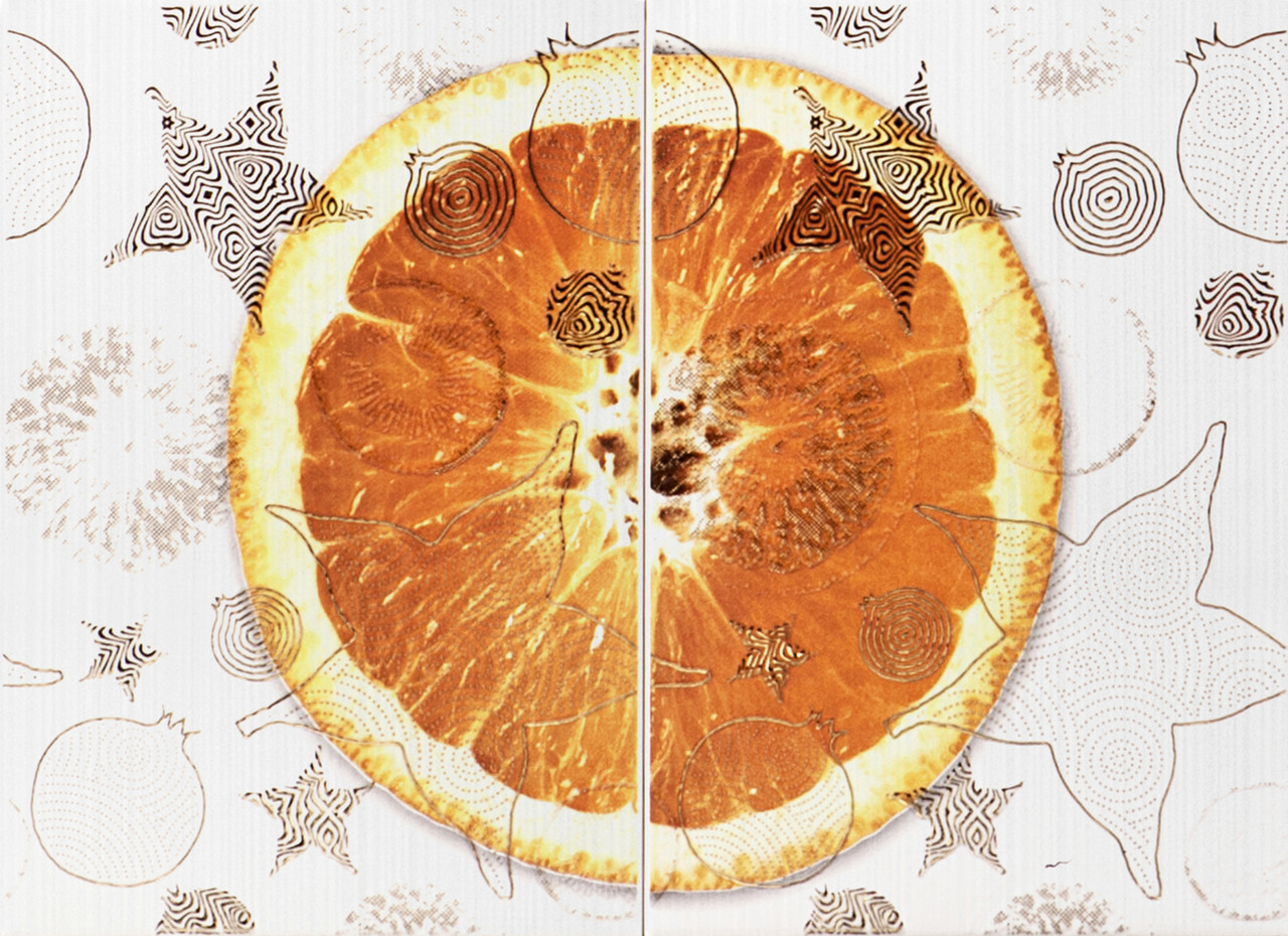 Декор-панно Vitel Orange (550x400) D2/G