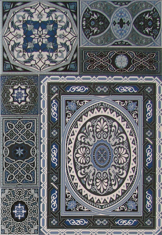 Плитка облицовочная Aladdin Pattern Mix BL 275x400