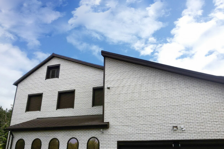 Фасадные панели Белый 1130x463 мм ( 0,47 м2) Облицовочный Кирпич FINEBER - фото 3 - id-p92124359