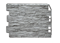 Фасадные панели Скол 3D Facture Светло-серый  795х595 мм (0,41 м2) ДАЧНЫЙ  FINEBER