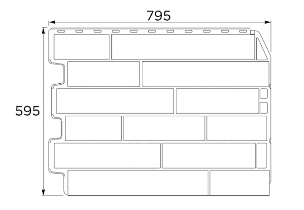 Фасадные панели Скол 3D Facture Светло-серый 795х595 мм (0,41 м2) ДАЧНЫЙ FINEBER - фото 2 - id-p92124911