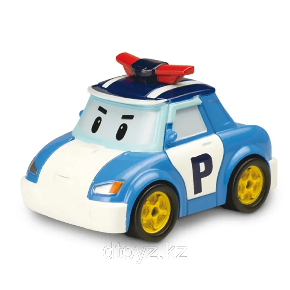 Poli Robocar , Полицейская машинка Поли (серия - металлическая, 6 см), 83162
