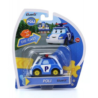 Poli Robocar , Полицейская машинка Поли (серия - металлическая, 6 см), 83162 - фото 2 - id-p92125963