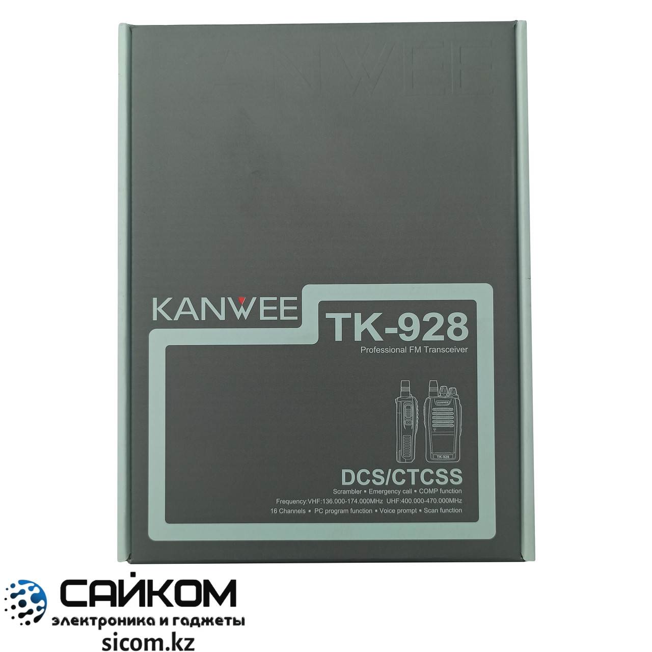 Рация Kanwee TK-928 + В подарок Батарейка 1500 мАч - фото 4 - id-p92125694