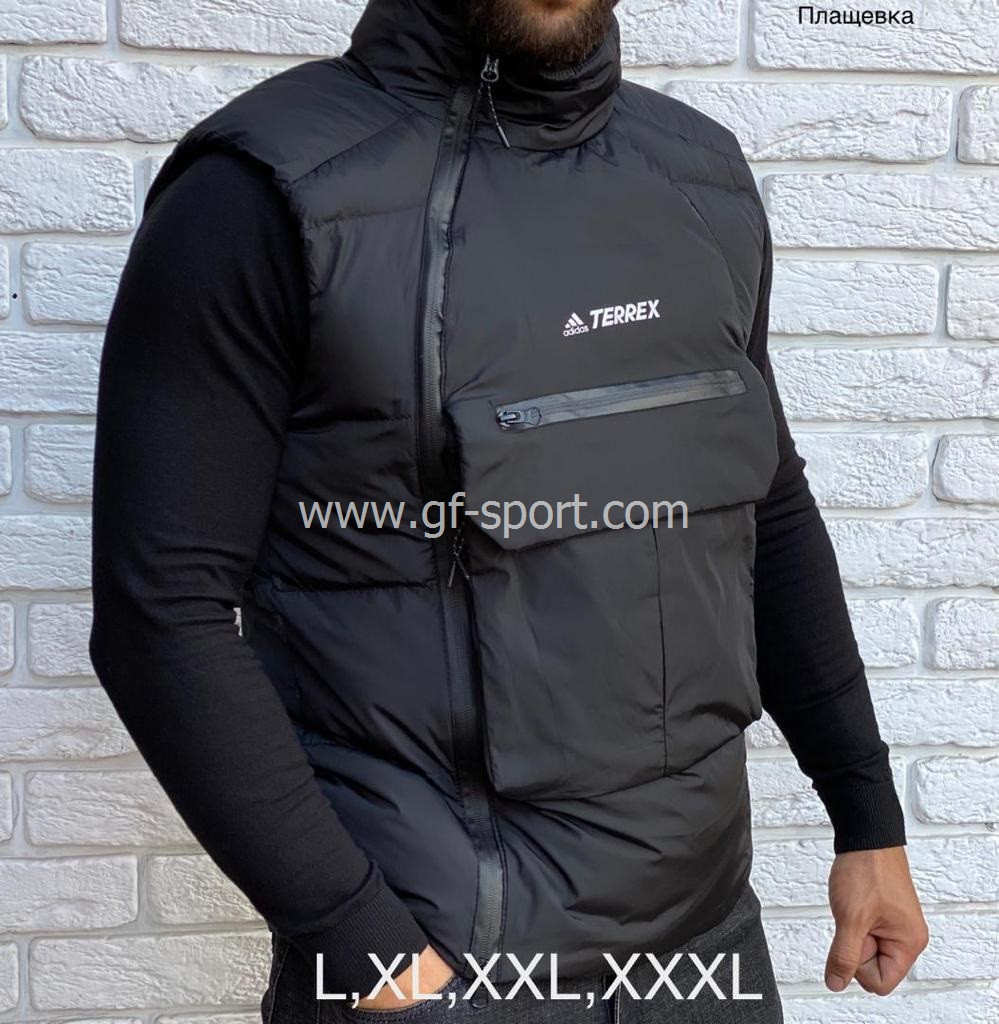 Жилетка (безрукавка) Adidas Terrex весна - осень, черная - фото 1 - id-p92158947