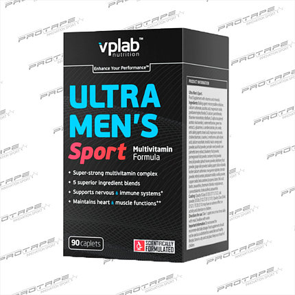 Витаминно-минеральный комплекс для мужчин VPLab Ultra Men’s Sport 180 капс, фото 2