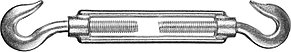Талреп DIN 1480, крюк-крюк, М16, 2 шт, оцинкованный, STAYER, фото 2