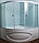 Шторка на ванну 1MarKa Trapani 140 профиль Белый стекло прозрачное, фото 2