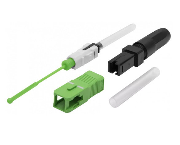Коннектор оптический "Splice-On Connector" SC/APC для кабеля 2,0 х 3.0, фото 2