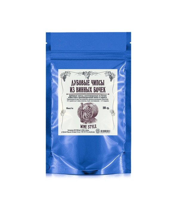 Дубовые чипсы «Винные», 100 гр, фото 1